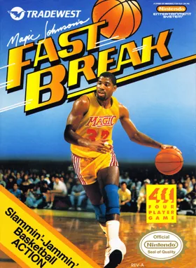 Magic Johnson's Fast Break (USA) box cover front